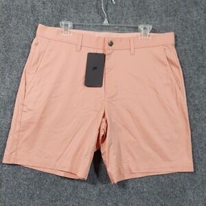 Fabletics The High Side Chino Shorts Mens‎ 35 4-Way Stretch Wrinkle Resistant